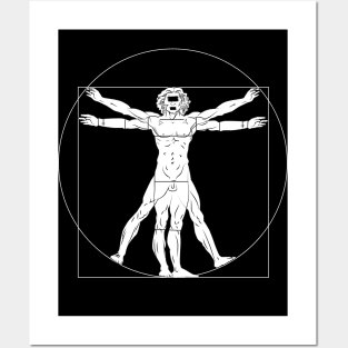 See Me, Hear Me Vitruvian Man Posters and Art